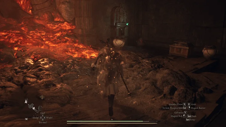 Molten Gauntlet - Lever + Thorns of Agony Chest.png