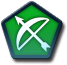Green bow Icon