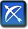 Blue bow Icon