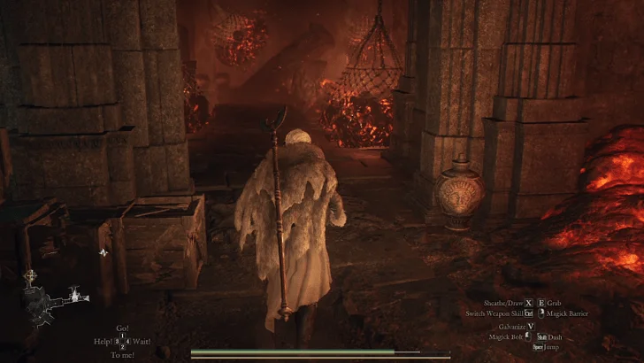 Molten Gauntlet - Second Boss Room - Near Left Door - Trap Room
