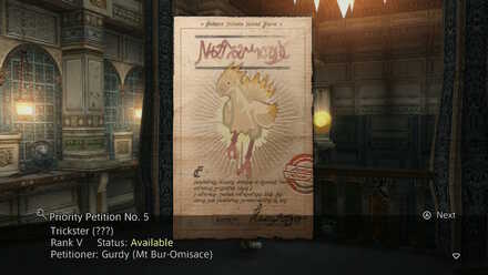 The Trickster clan hunts montblanc sidequest final fantasy xii ffxii ff12