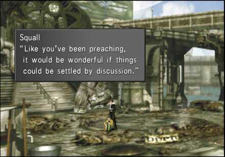 Talking to Mayor Dobe in Fisherman