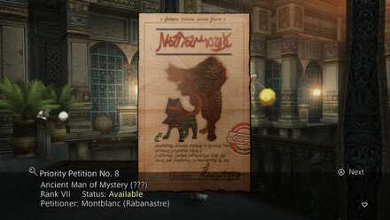 ancient man of mystery clan hunts montblanc sidequest walkthrough final fantasy xii ffxii ff12