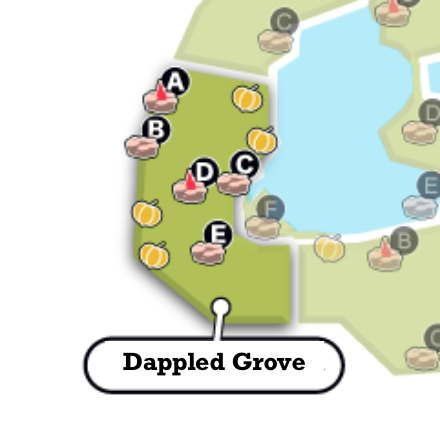 Dappled Grove Map And Obtainable Pokemon Pokemon Sword And