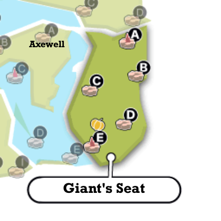 Giants Seat Map And Obtainable Pokemon Pokemon Sword And