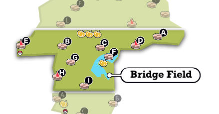 Bridge Field Map and Obtainable Pokemon | Pokemon Sword and Shield｜Game8