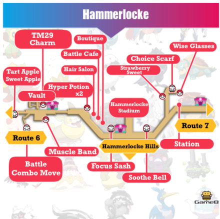 Stony Wilderness to Hammerlocke Hills - Gym Challenge (2