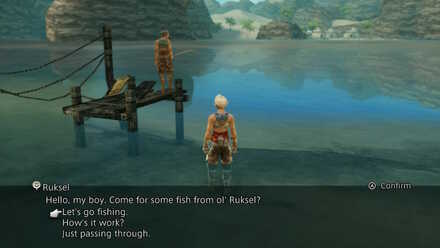 ruksel fishing sidequest II walkthrough final fantasy xii ffxii ff12