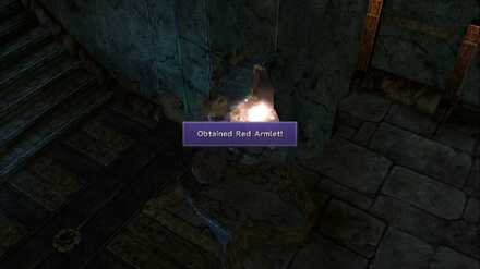 FFX Red Armlet Kilika Cloister of Trials
