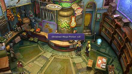 FFX Mega potion obtained from Rin