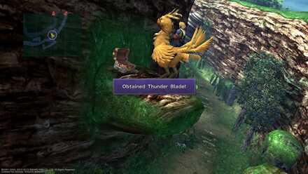 FFX Thunder Blade Chocobo jump