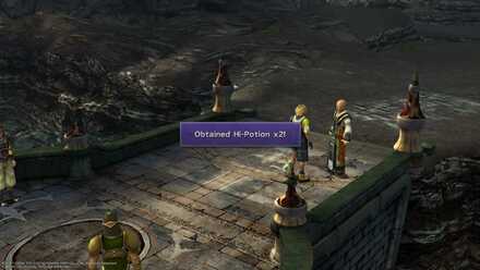 FFX Items Obtained From NPCs in Djose Temple