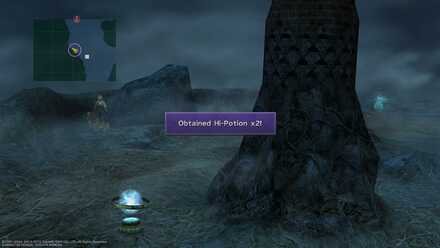 FFX Hi-Potion x2 Obtainable items Thunderplains