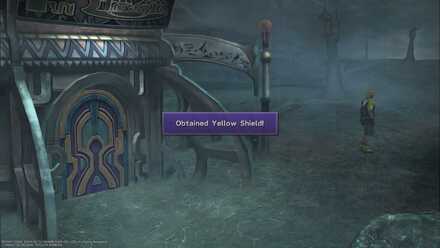 FFX Yellow Shield Obtainable items Thunderplains