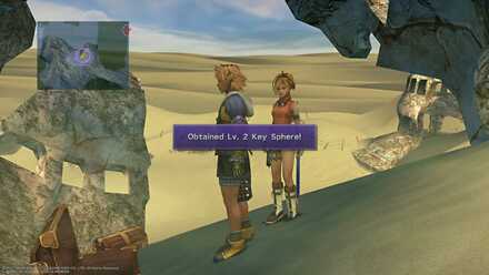 FFX Final Fantasy X Obtainable Items Bikanel Island Lv.2 Key Sphere