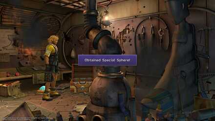 FFX Final Fantasy X Obtainable Items in Bikanel Island Special Sphere.