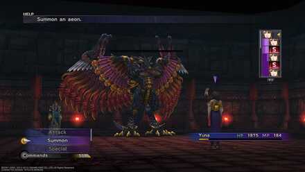 FFX Aeon Battle Via Purifico Spathi Bahamut