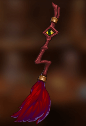 Fiery Dark Broom image