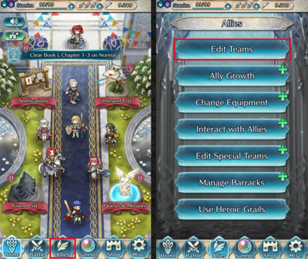 Interact with Allies FEH