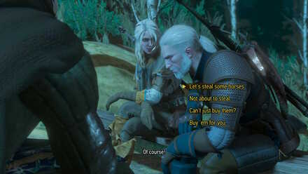 Witcher 3 Payback Stealing Horses