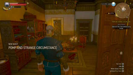 Witcher 3 Quest Pomp and Strange Circumstances