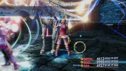 Ixion casts Sleepga FF12 Elite Marks