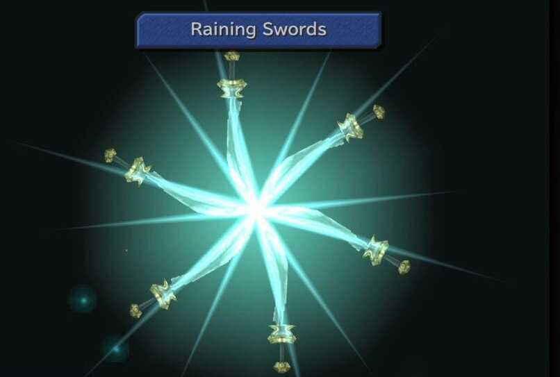 FF9 Raining Swords