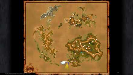 FF9 Between Mountains Map