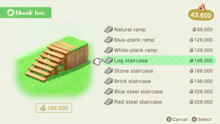 Nintendo Direct - Log Staircase