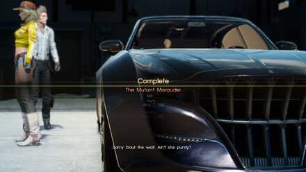 Mutant Marauder completed_Chapter 1_Final Fantasy 15 walkthrough