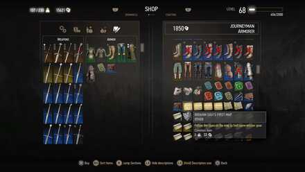 shops items game8 diagrams witcher maps