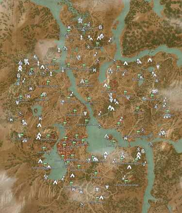 Toussaint Map and Locations  The Witcher 3｜Game8