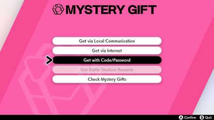 Mystery Gifts and Mystery Gift Codes - Pokemon Legends: Arceus