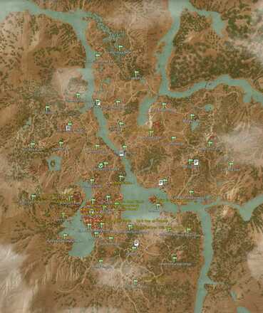 The Witcher 3 maps