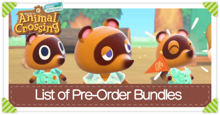 Best Pre order Bonuses ACNH Animal Crossing New Horizons