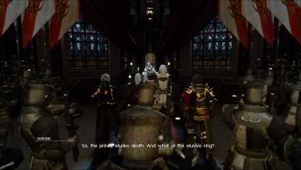 FFXV_Imperial meeting_story walkthrough