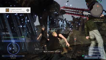 FFXV_Party of Four_story walkthrough