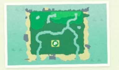 ACNH - A map of an island