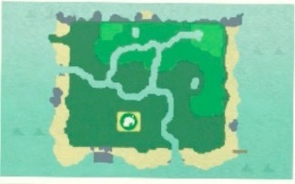 ACNH - Best Island Layout Guide - A map of an island
