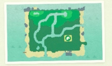 ACNH - A map of an island