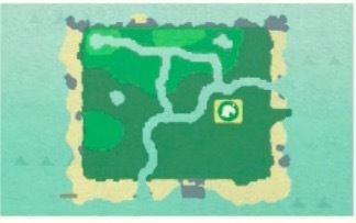 ACNH - A map of an island