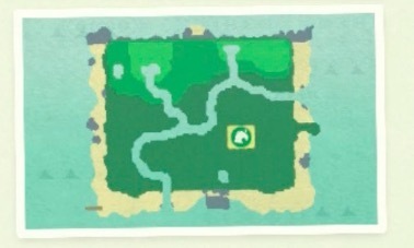 ACNH - A map of an island