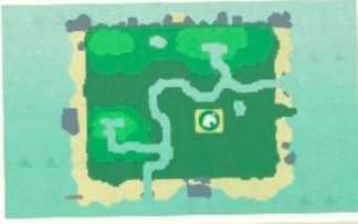 ACNH - A map of an island