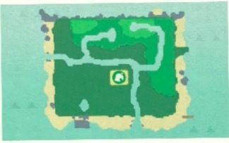 ACNH - Best Island Layout Guide - A map of an island