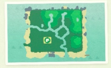 ACNH - Best Island Layout Guide - A map of an island