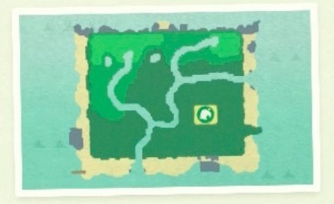 ACNH - A map of an island