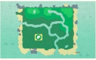 ACNH - Best Island Layout Guide - A map of an island