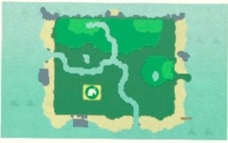 ACNH - Best Island Layout Guide - A map of an island