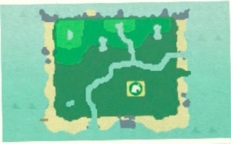ACNH - A map of an island