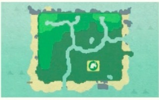 ACNH - A map of an island